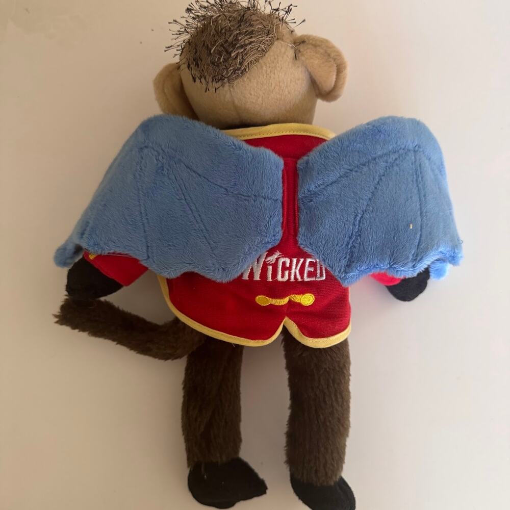 Wicked Flying Monkey Plush Wizard of Oz Winged Monkey w/ Removable Jacket - Picture 3 of 5